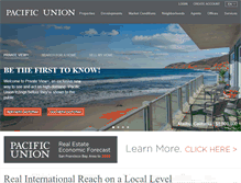 Tablet Screenshot of pacificunion.com